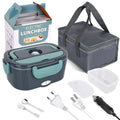 Portable Heated Lunch Box – Electric Food Warmer with Stainless Steel Bento Container