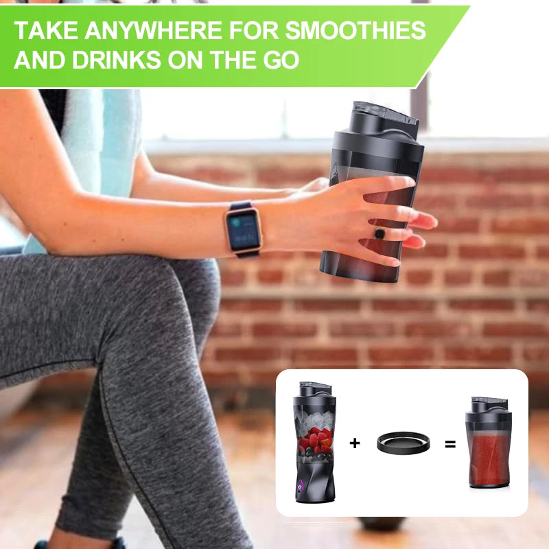 BlendGo™ Portable Blender Bottle – Fresh Smoothies Anywhere