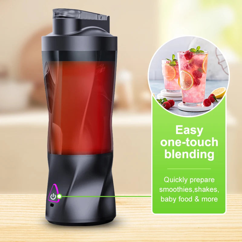 BlendGo™ Portable Blender Bottle – Fresh Smoothies Anywhere