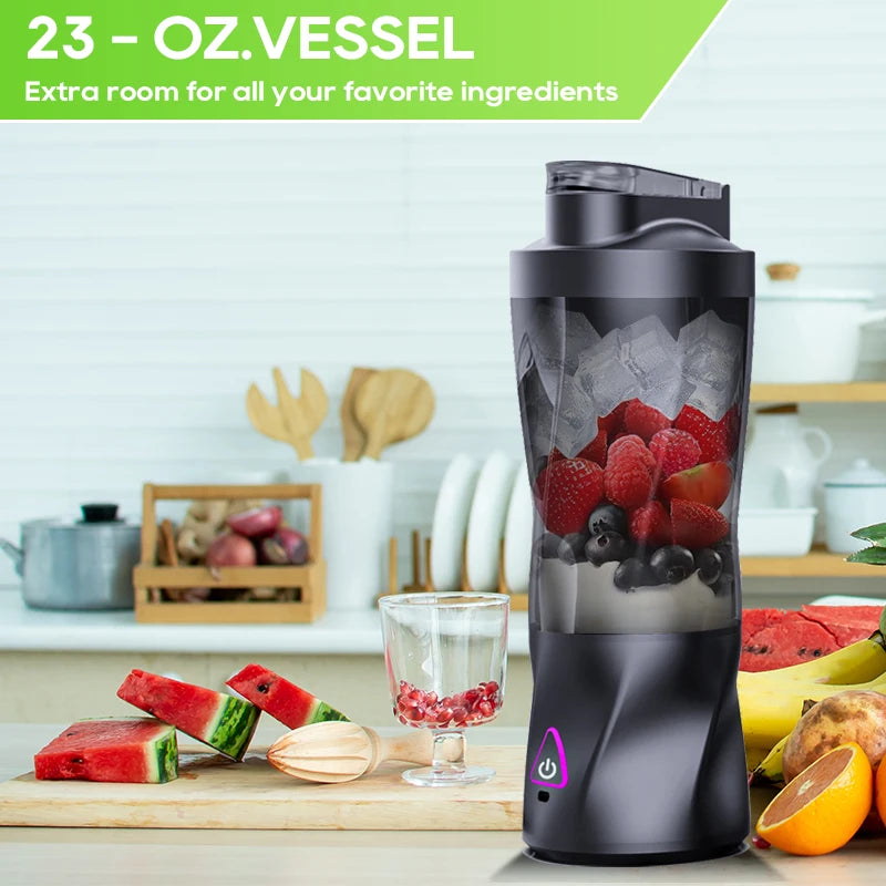 BlendGo™ Portable Blender Bottle – Fresh Smoothies Anywhere